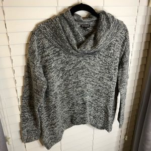 Express grey & white sweater